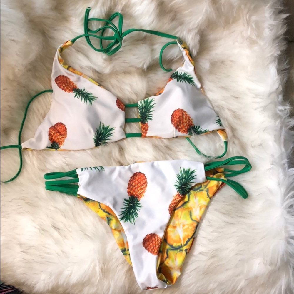 Pineapple bikini size L